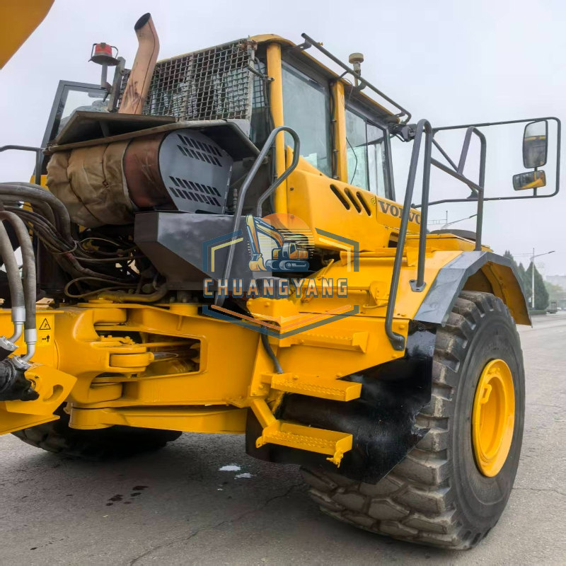 Used Volvo dump truck high efficiency in good condition for sale at a low price