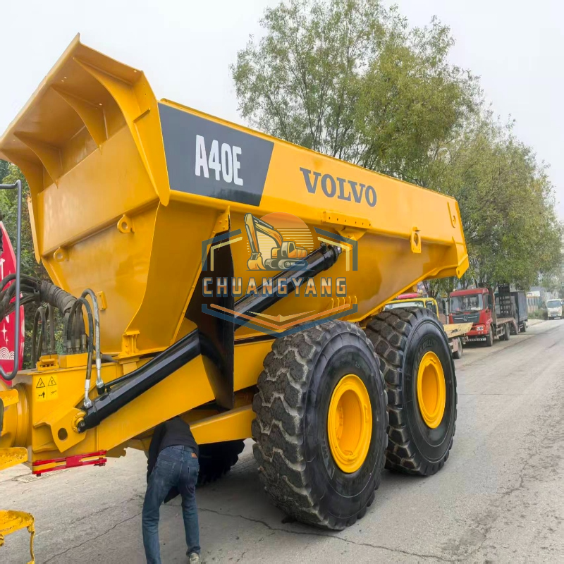 Used Volvo dump truck high efficiency in good condition for sale at a low price