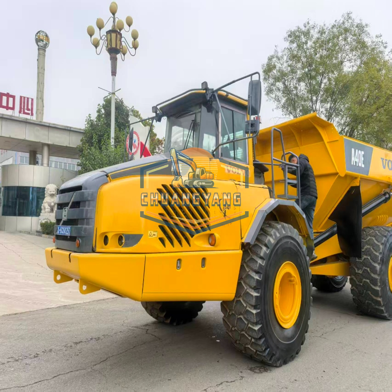 Used Volvo dump truck high efficiency in good condition for sale at a low price